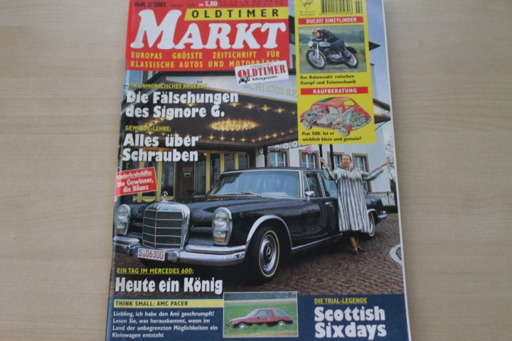Deckblatt Oldtimer Markt (02/2001)